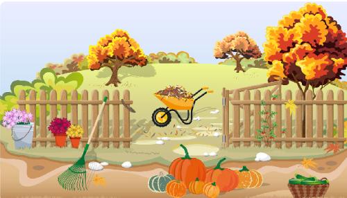 Ernte im Herbst. Illustration: Agata / Pixabay