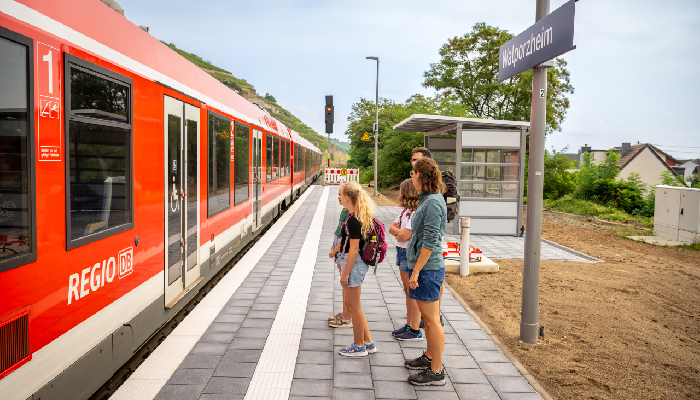 Ahrtalbahn, Bahnhof Walporzheim Foto: Dominik Ketz